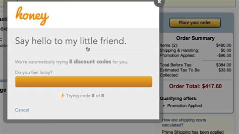 honey coupon codes working.